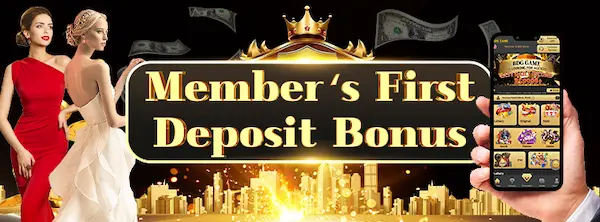 bdg game first deposit bonus
